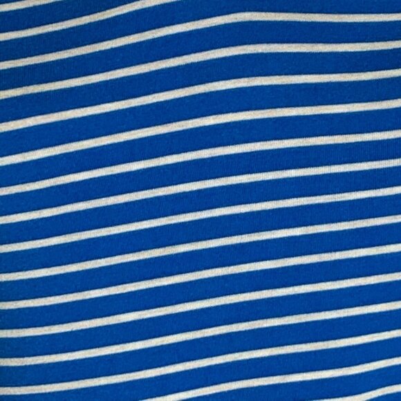 Chico’s Blue White Stripe Fit & Flare Dress XS US 2 Work Casual - Picture 7 of 10